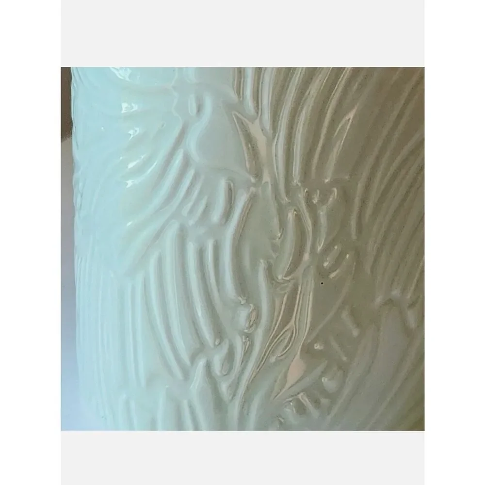 Starbucks Mint Green Siren Mermaid Tail Textured Ceramic Collectible  Coffee Mug